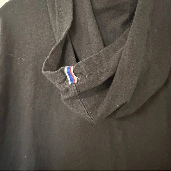 Champion Middleweight T-shirt Hoodie, Script Logo Long Sleeve Black Size XL GUC - Picture 11 of 12